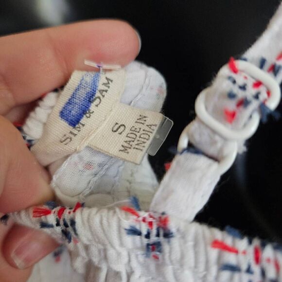 Sim & Sam Embroidered Tank Top - Picture 8 of 8